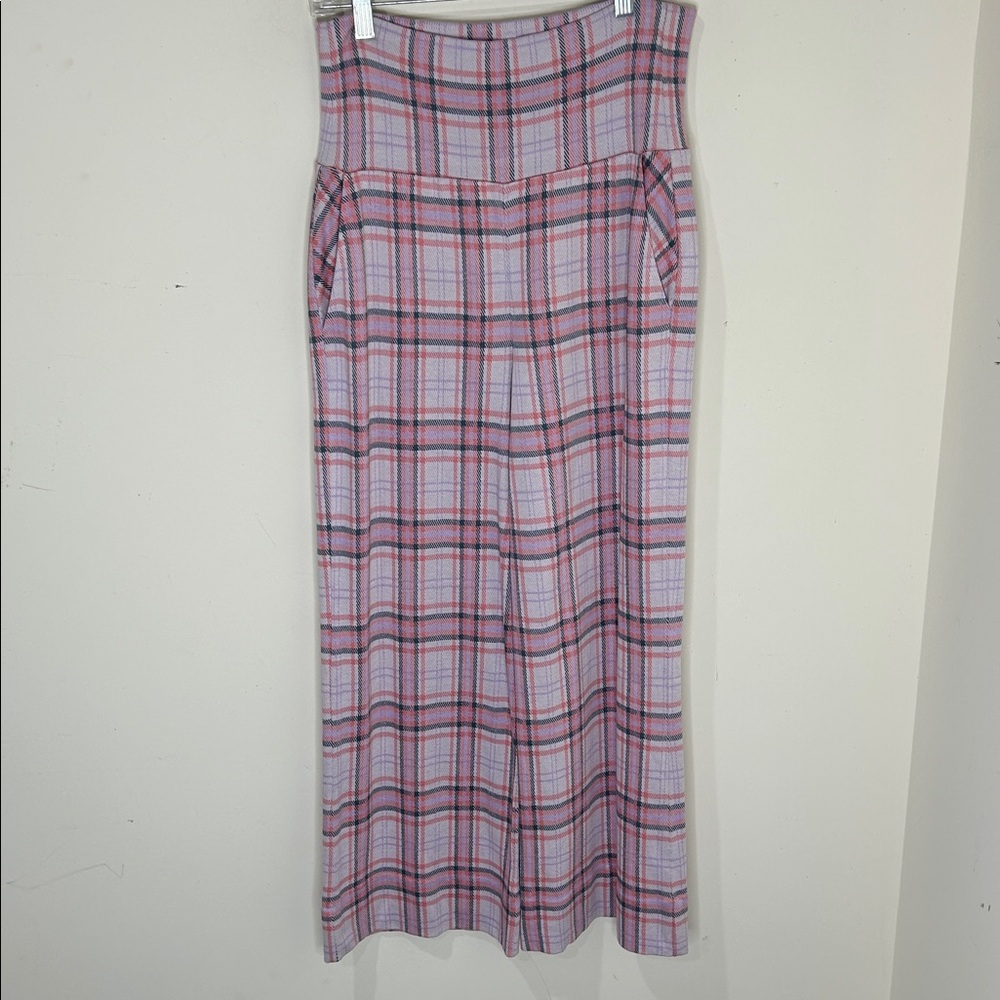 CAbi Pink Plaid Ankle Pants - Picture 15 of 15